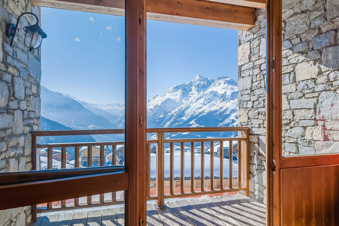 Les Balcons de la Rosiere - balcony view