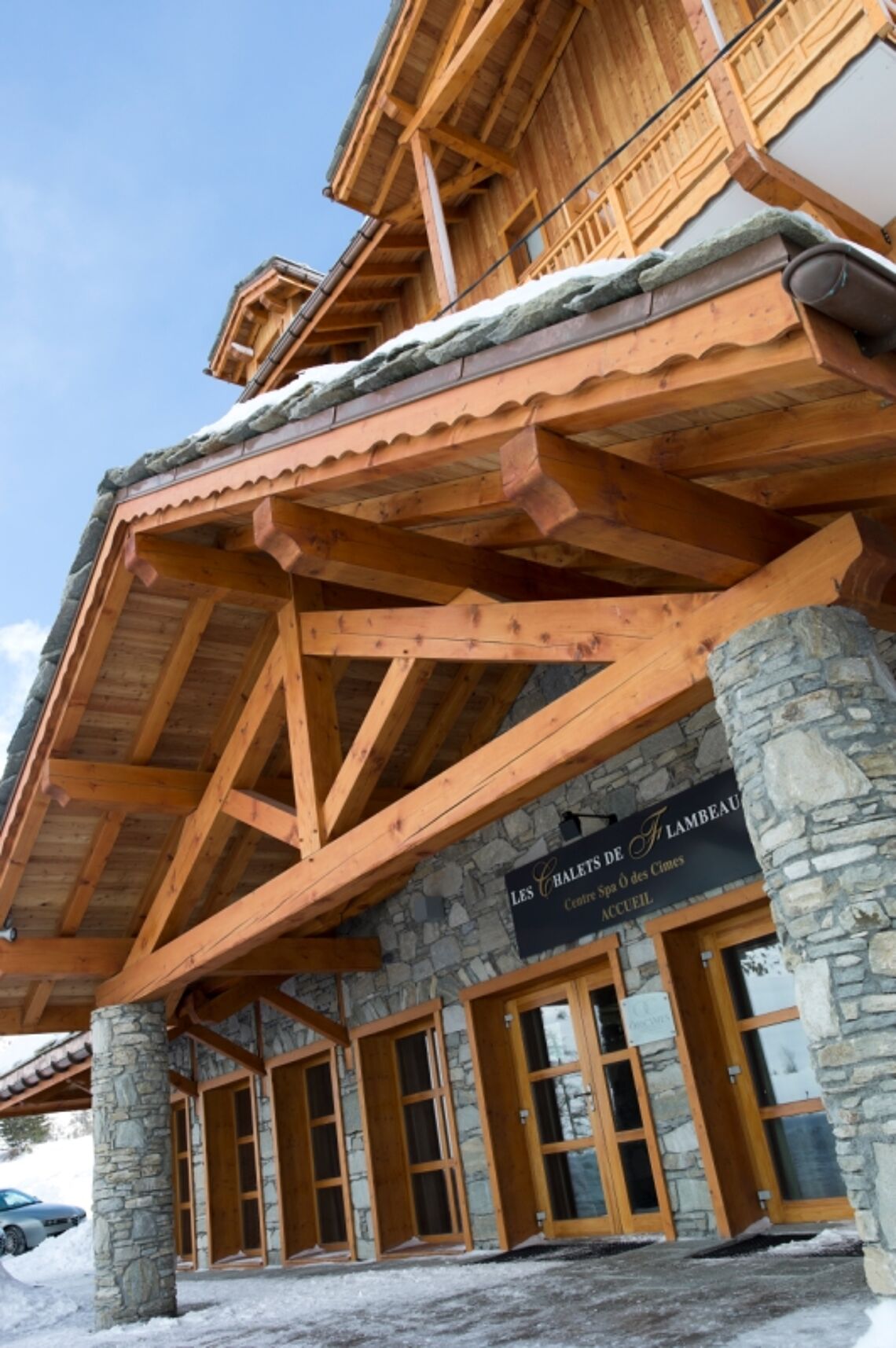 Chalet de Flambeau, Val Cenis, Entrance