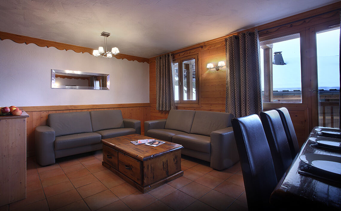 Apartment sitting area in the Plein Sud