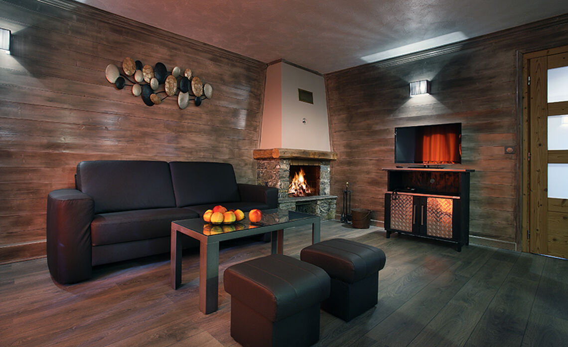 Apartment lounge in the Hermine Val Thorens
