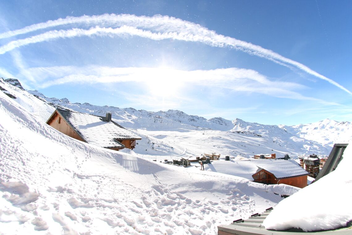 View from the Chalet des Neiges Val Thorens