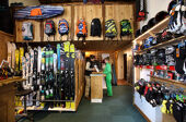 Ski shop in the Hermine