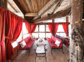 Reception area of Hermine Chalet des Neiges in Val Thorens
