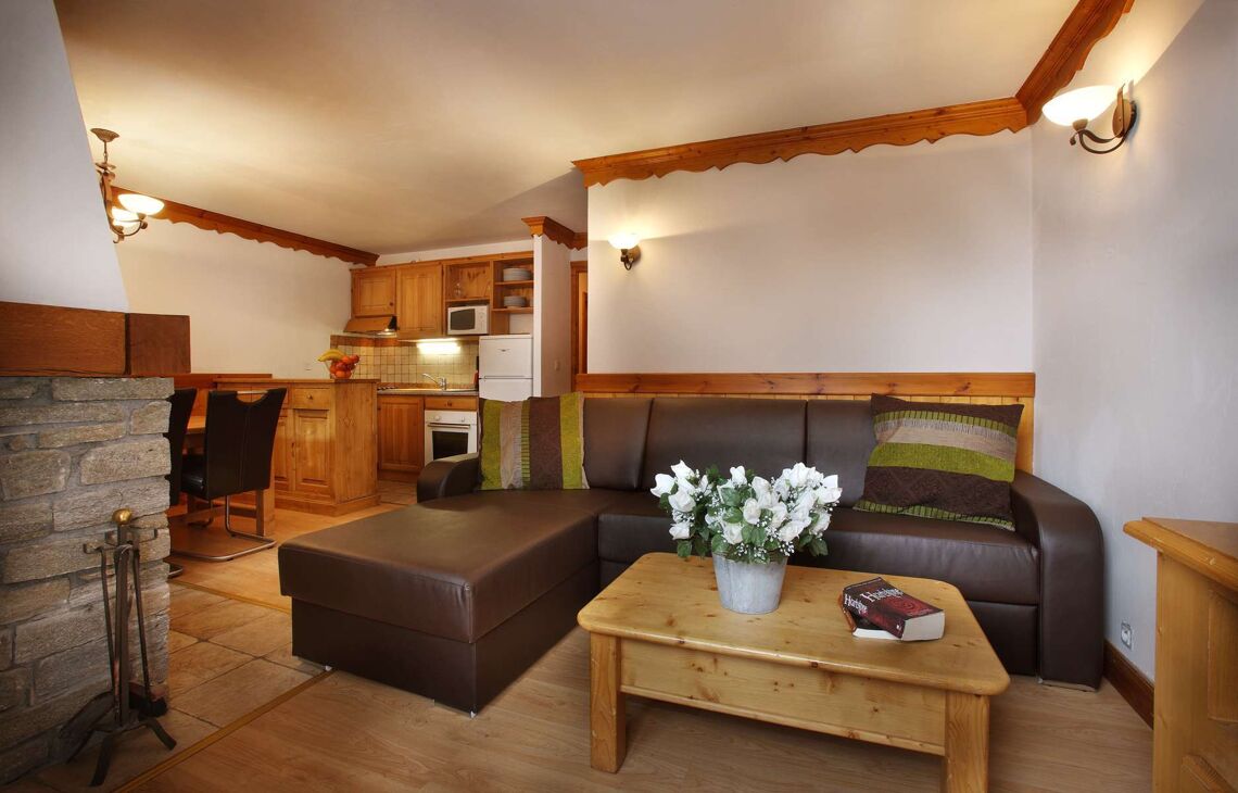 Corner sofa in Oz en Oisans