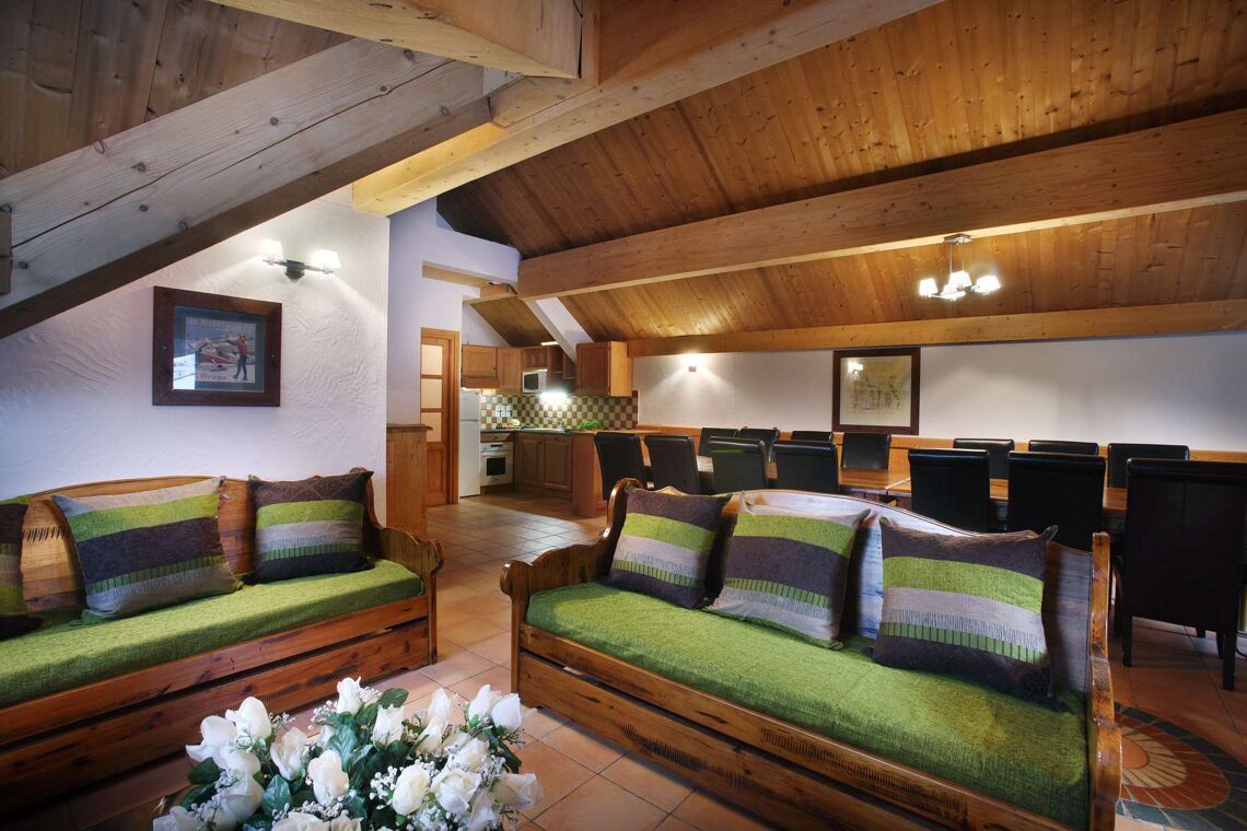 Large apartment in Oz en Oisans