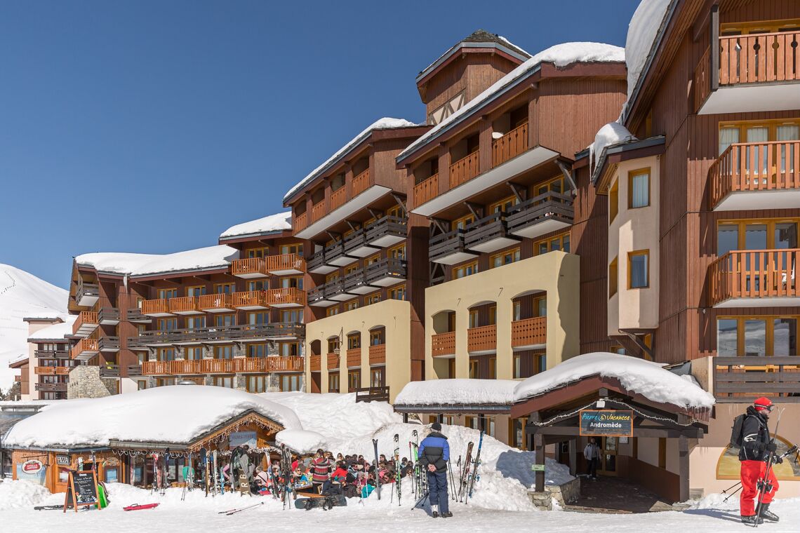 Ski in ski out at Les Constellations P&V La Plagne