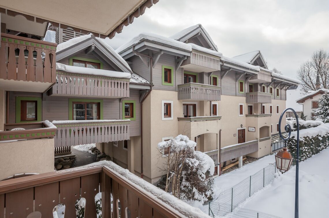 Balcony view La Ginabelle Chamonix