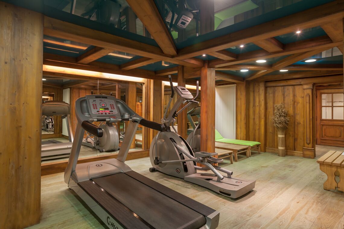 Gym at La Ginabelle Chamonix