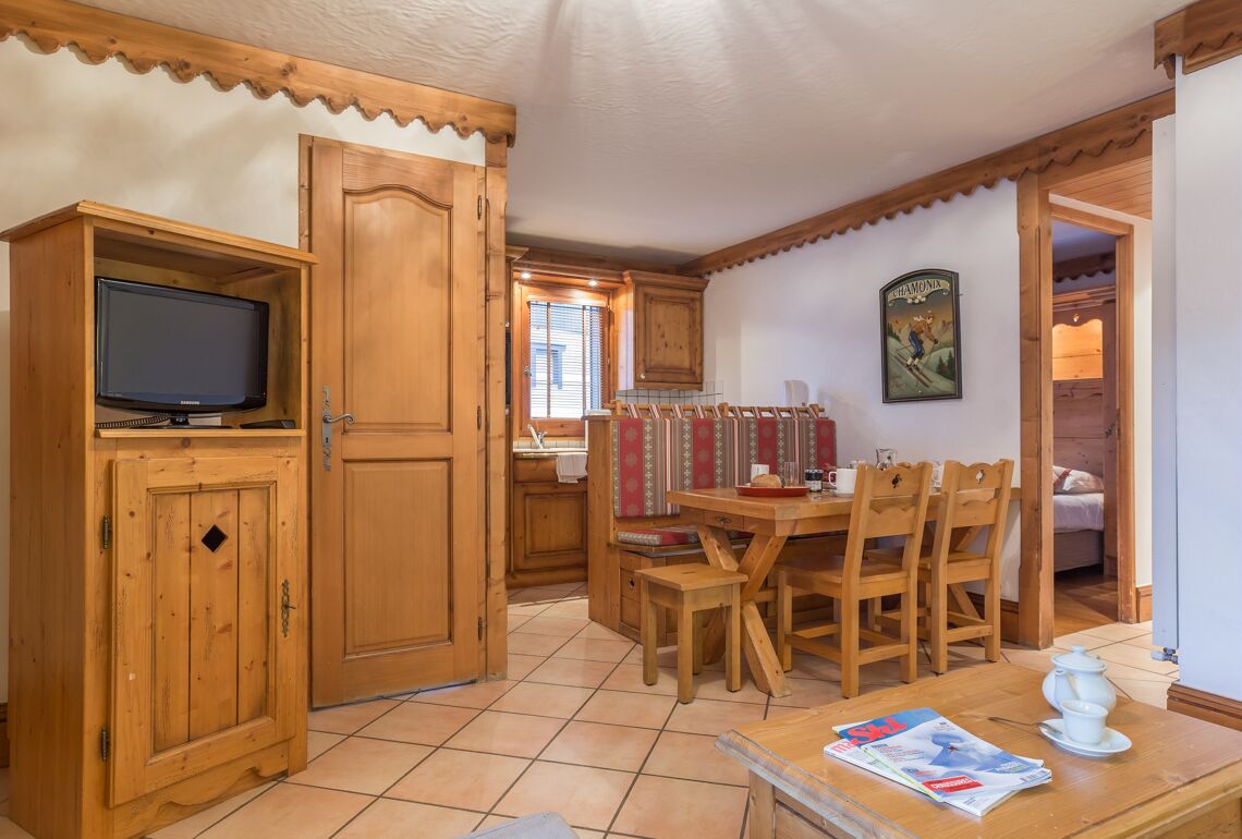 Living Area in La Ginabelle Chamonix