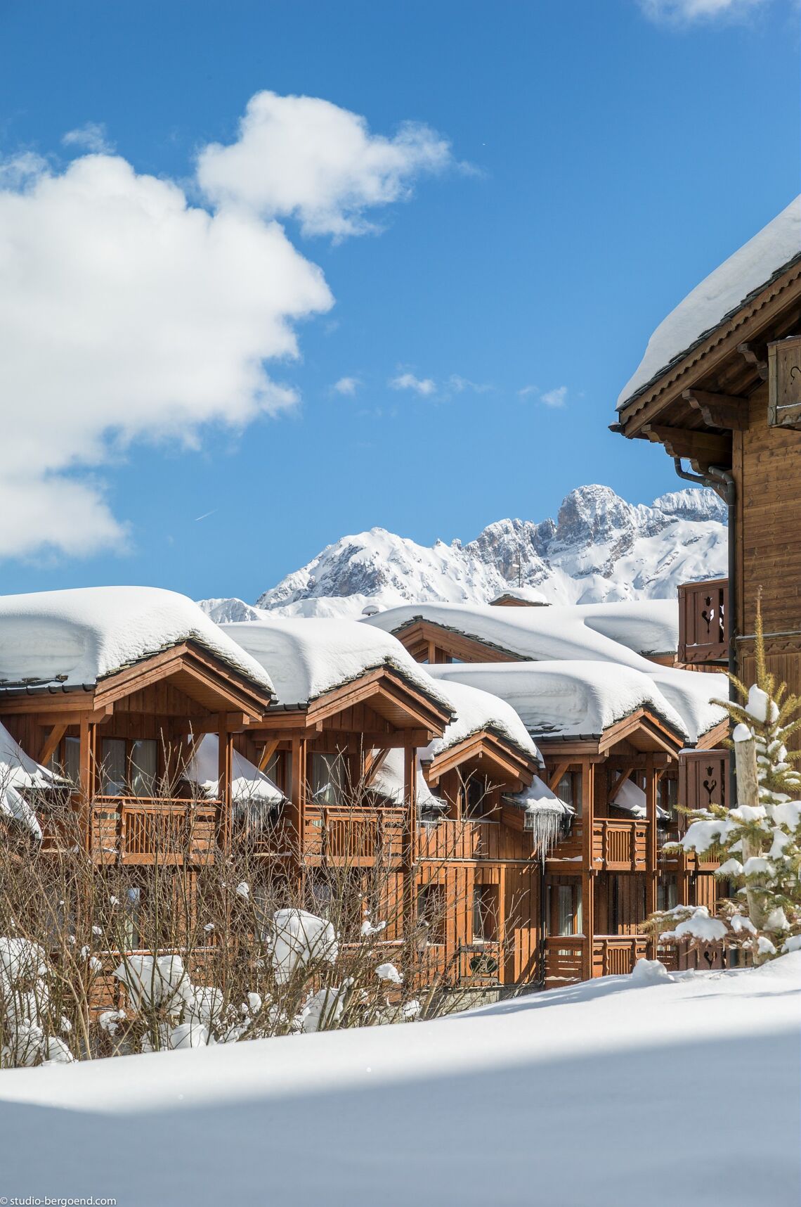 Chalets du forum exterior