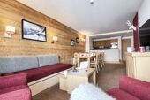 Living area chalets du forum