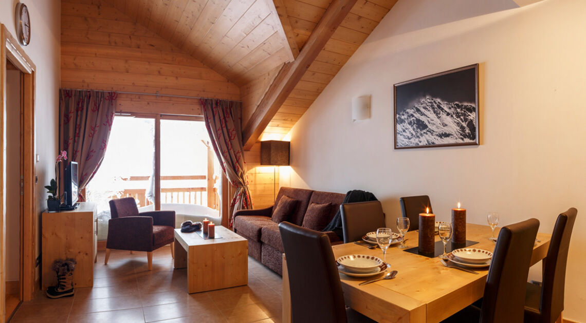 Living Area in Le Napoleon - Montgenevre