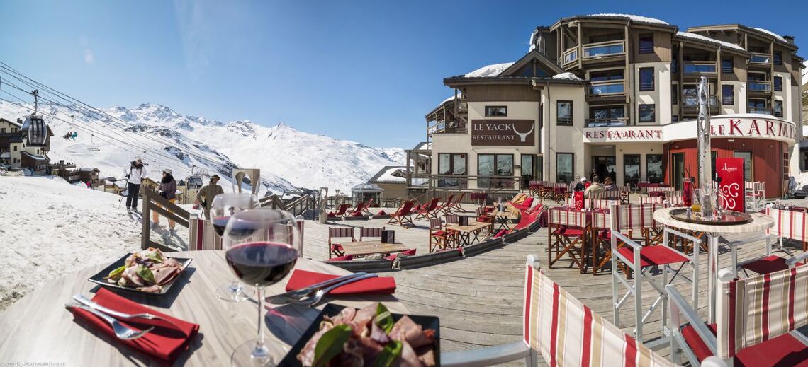 Hotel Le Hameau du Kashmir Val Thorens Terrace