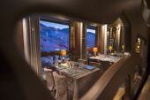 Restaurant at the Hotel Le Hameau du Kashmir Val Thorens