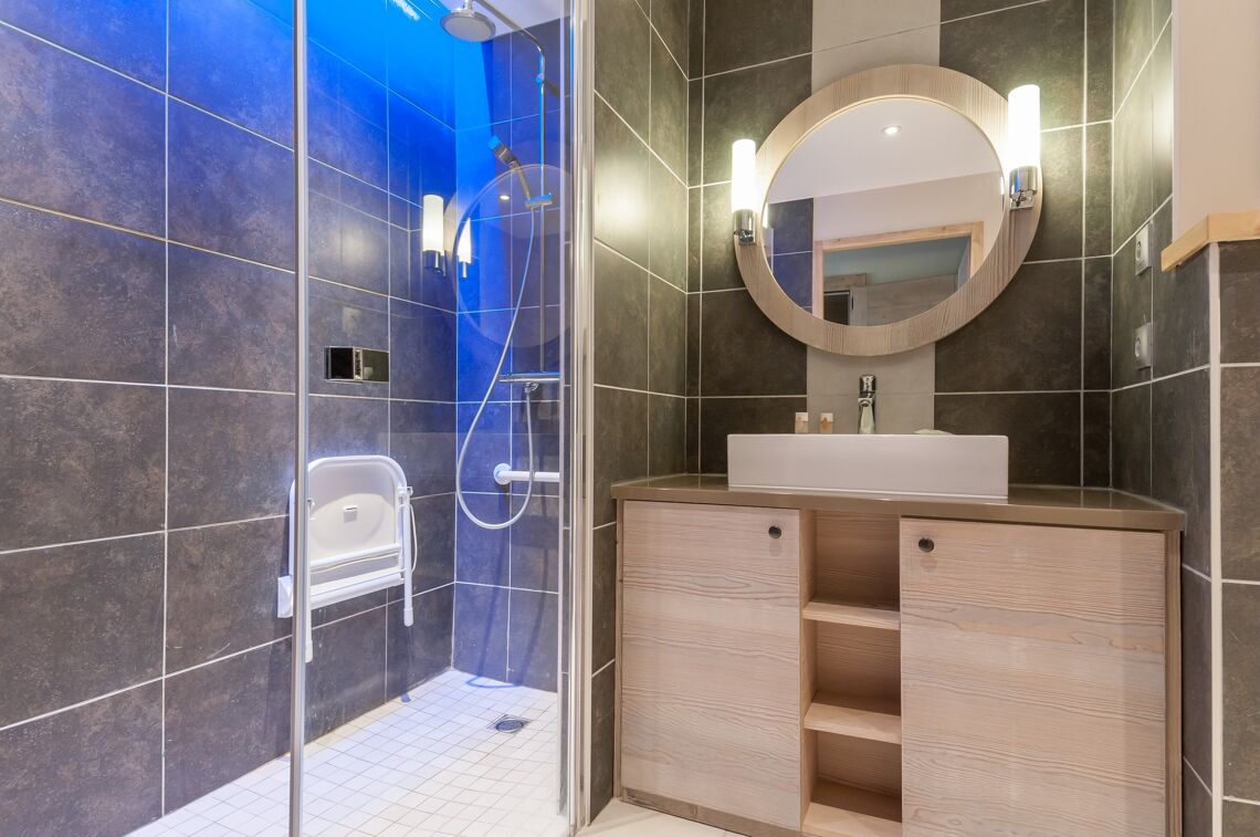 Shower room in Les Terrasses d'Helios Flaine