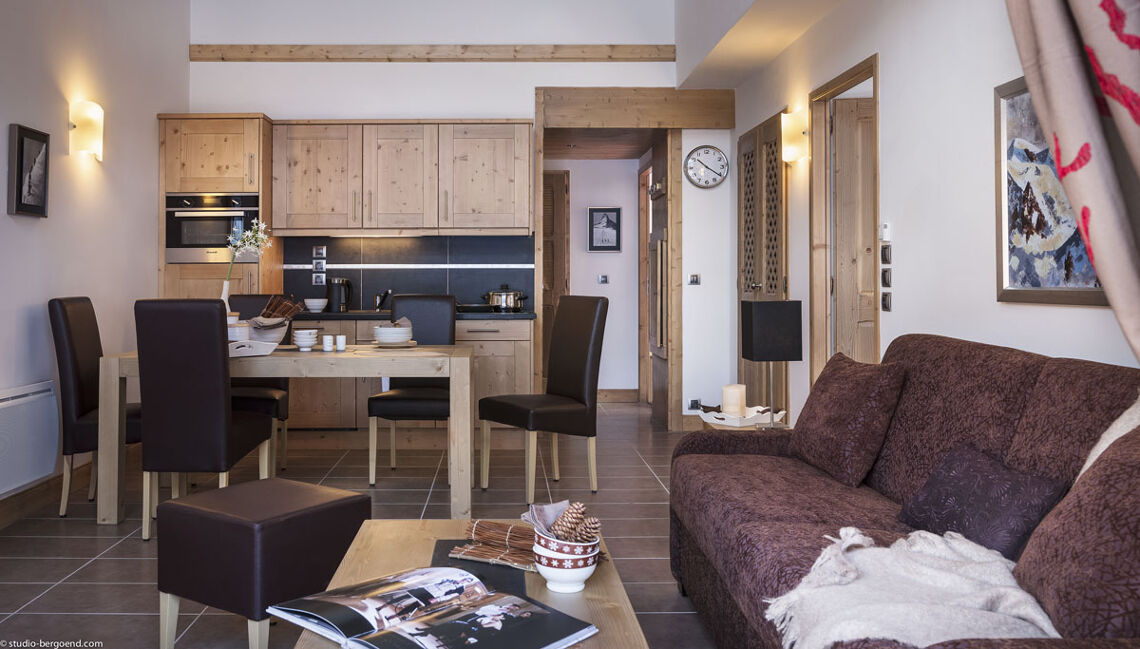 Typical apartment at Les Chalets de Layssia