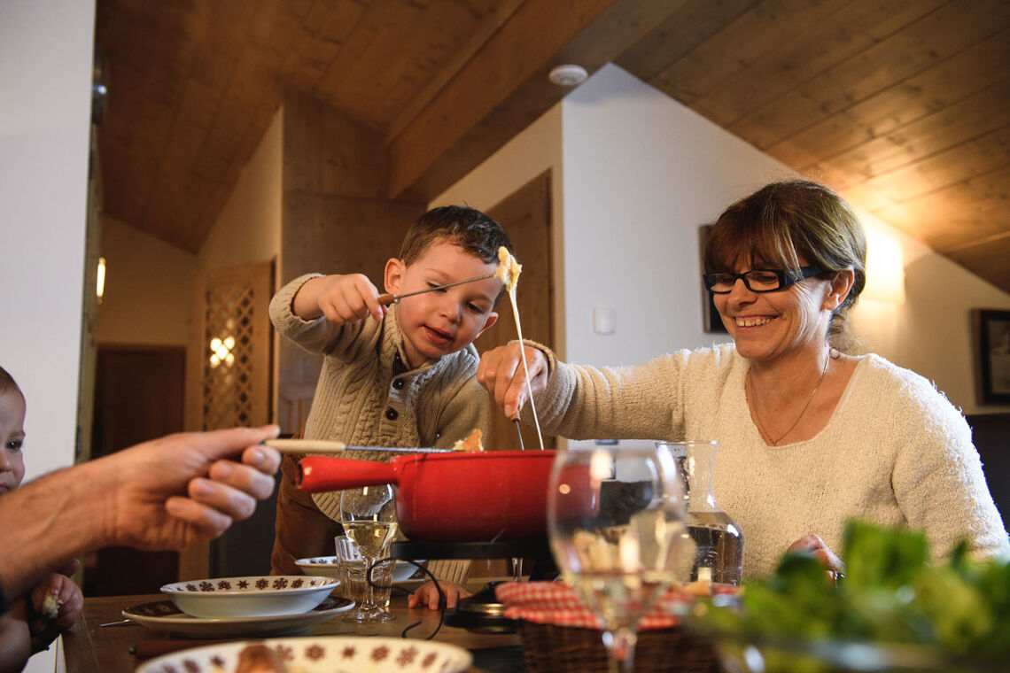 Family Living at Chalets de Layssia