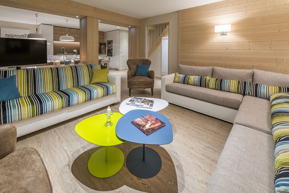 Chalets du Jardin Alpin Val d'Isere Lounge and Dining