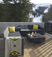 Terrasse - Hotel Terminal Neige Totem