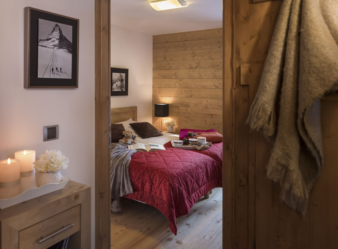 Bedroom at CGH Les Chalets de Léana