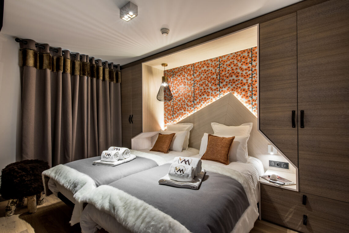 Bedroom at Chalet Skadi