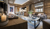 Living room in Le Cristal de Jade Chamonix