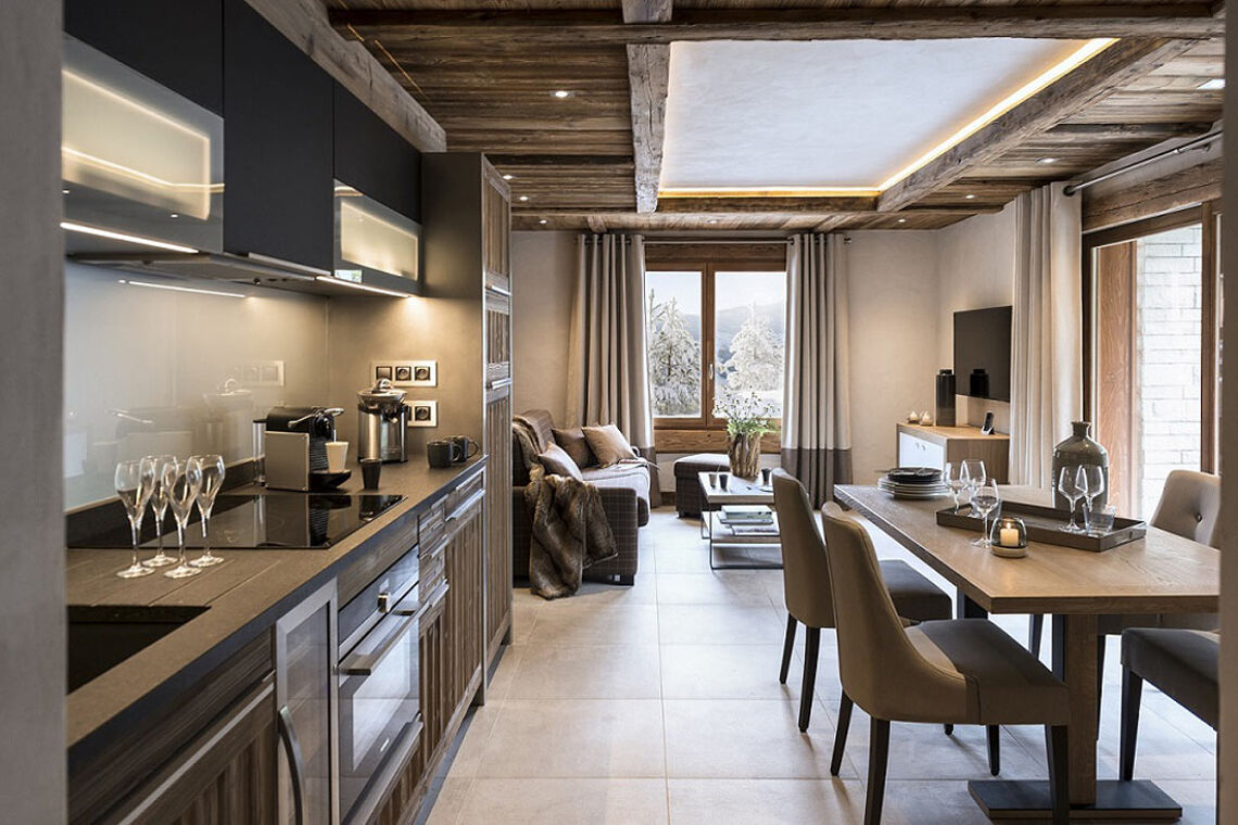 Lounge at in Le Cristal de Jade Chamonix