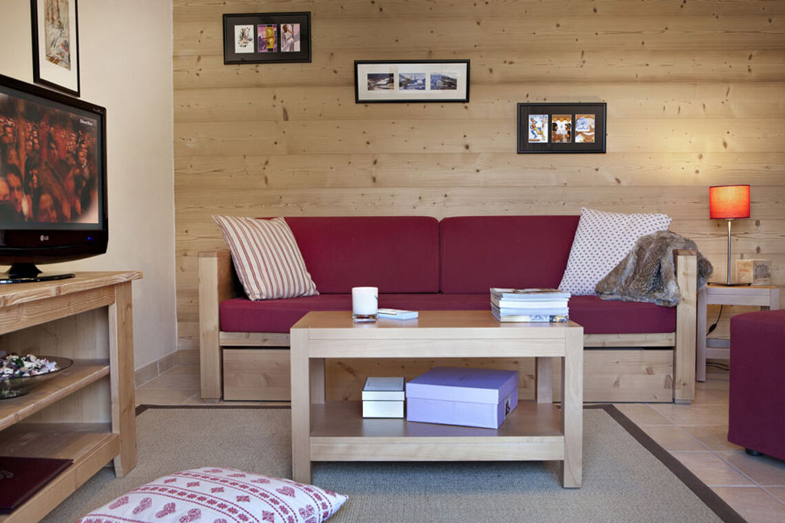 Living Room in Residence Le Ruitor Sainte Foy