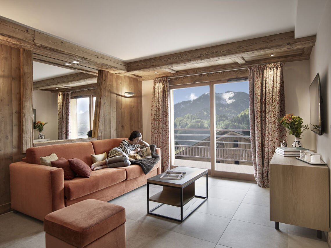 Apartment living room MGM Alexane Samoens