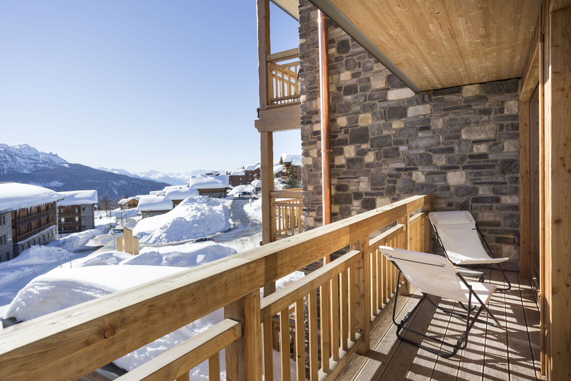 Alparena Superior room balcony