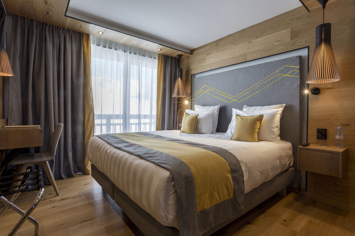 Alparena superior suite double bedroom