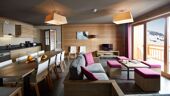 Chalets du Soleil contemporary living area