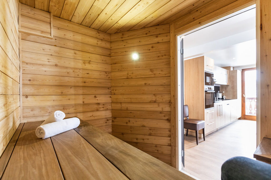 Les Balcons, Le Val Chaviere, apartment, sauna