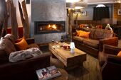 Fireplace Hotel Ski Lodge