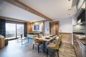 Residence Alpen Lodge MGM La Rosiere Apartment -Living Area, Dining table & Kitchen