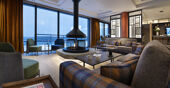 Residence Alpen Lodge MGM La Rosiere Lounge with Fireplace 