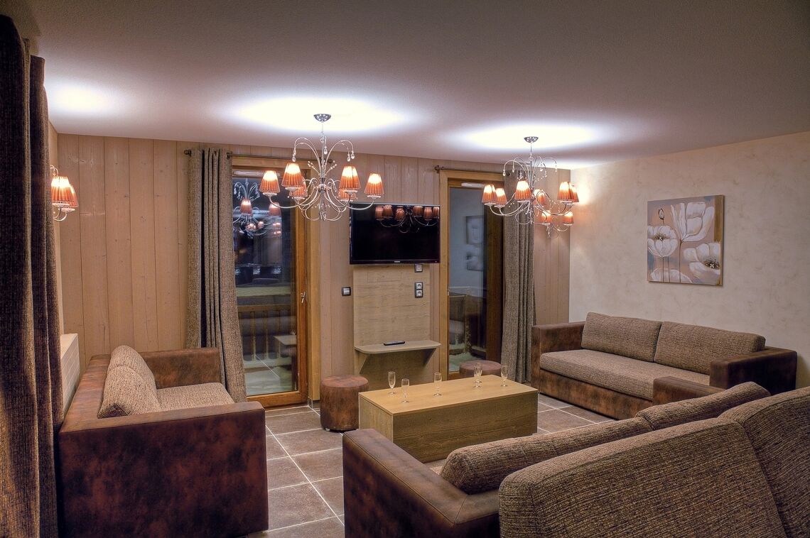 Les Balcons Platinum Val Thorens Lounge Area 