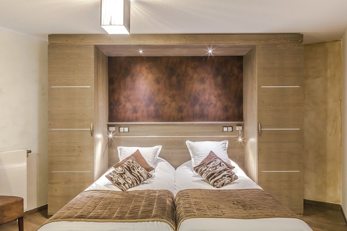 Les Balcons Platinum Val Thorens Twin beds 