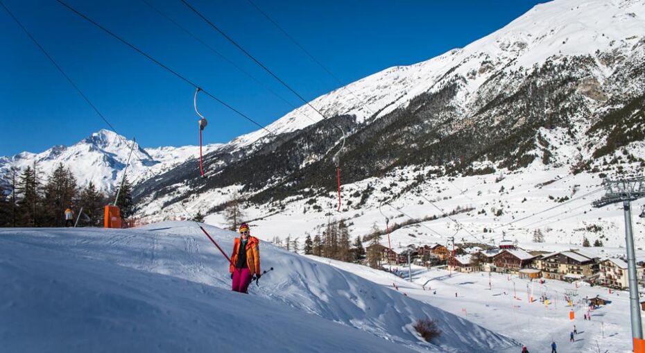 Ski runs in Val Cenis