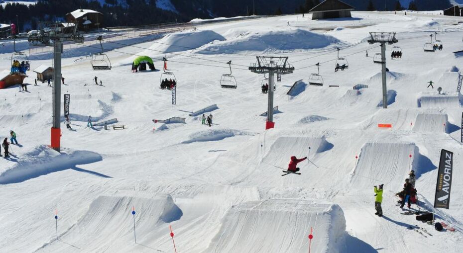 Terrain Park in Avoriaz, France
