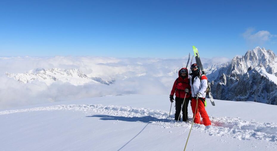 Amazing views - the Vallee Blanche in Chamonix