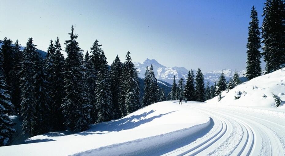 Cross country in Villars