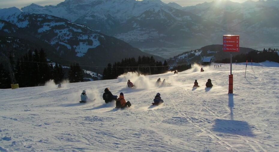 The terrain in Villars is varied and provides plenty for the intermediate skier.