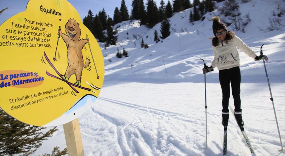 Nordic skiing in Les Saisies