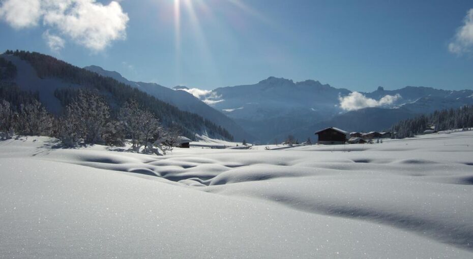 Some of the beautiful landscape that surrounds Les Saisies