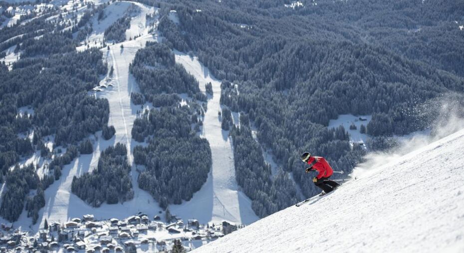 Skiing in Les Gets, France