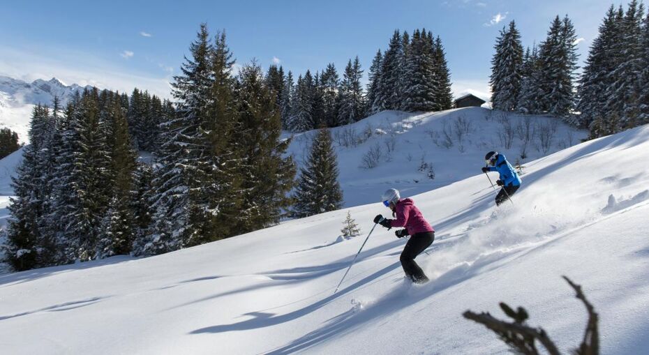 Skiing in Les Gets, France