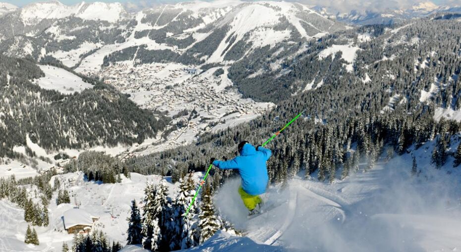 Advanced skiing in Chatel