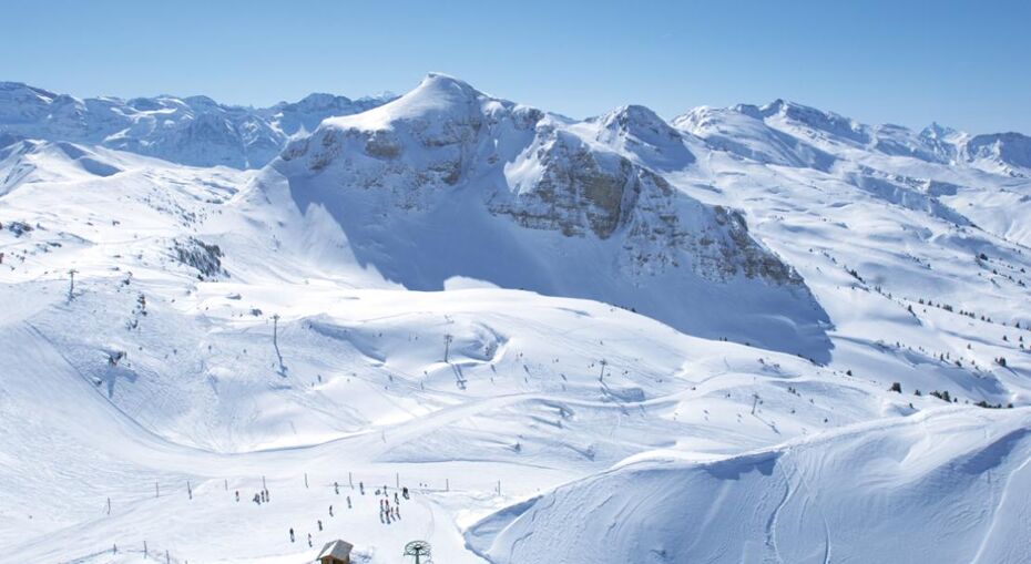 Amazing view over Chatel ski area