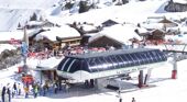 Bottom of the pistes in Chatel